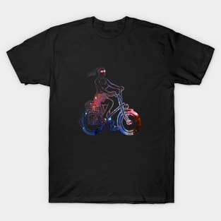 Girl with Bike T-Shirt